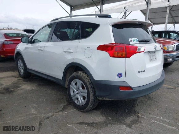 2013 Toyota RAV4 LE with VIN JTMZFREV9DD016890, listed as a IAAI auction lot 41736523 with 140,079 mi miles. Bid and sale history available at carsss.com. Image 3.
