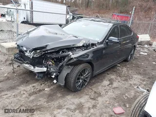 2019 Genesis G80 3.8L with VIN KMTFN4JE5KU320344, listed as a IAAI auction lot 41710605 with 51,232 mi miles. Bid and sale history available at carsss.com. Image 2.