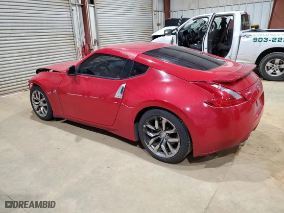 2013 Nissan 370Z with VIN JN1AZ4EH3DM382302, listed as a Copart auction lot 46135425 with 119295 miles and Salvage Title. Bid and sale history available at carsss.com. Image 2.