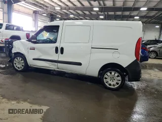 2015 Ram ProMaster City Cargo Tradesman with VIN ZFBERFAT8F6951207, listed as a Copart auction lot 86080014 with 197,299 mi miles and Salvage Title. Bid and sale history available at carsss.com. Image 2.