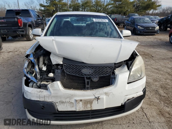 2009 Kia Rio LX with VIN KNADE223396477003, listed as a Copart auction lot 44943675 with 174,791 mi miles and Salvage Title. Bid and sale history available at carsss.com. Image 5.