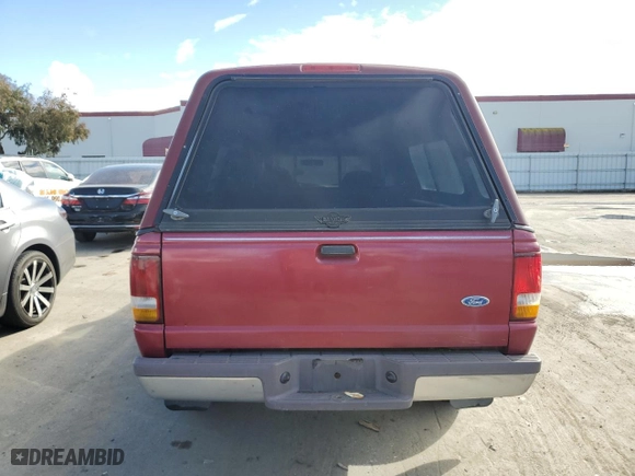1996 Ford Ranger XLT with VIN 1FTCR14X8TPB27610, listed as a Copart auction lot 44645555 with 200,257 mi miles and Clean Title. Bid and sale history available at carsss.com. Image 6.