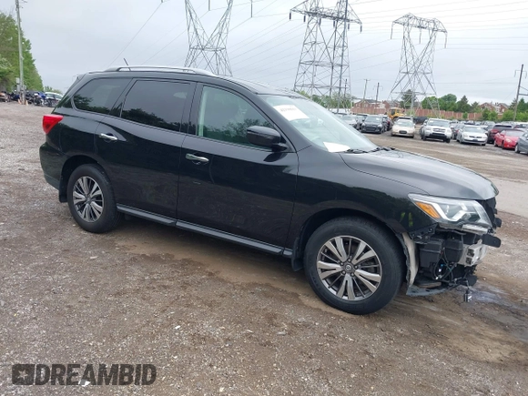 2018 Nissan Pathfinder SL with VIN 5N1DR2MM7JC675369, listed as a IAAI auction lot 42190663 with 60,006 mi miles and . Bid and sale history available at DreamBid. Image 1.