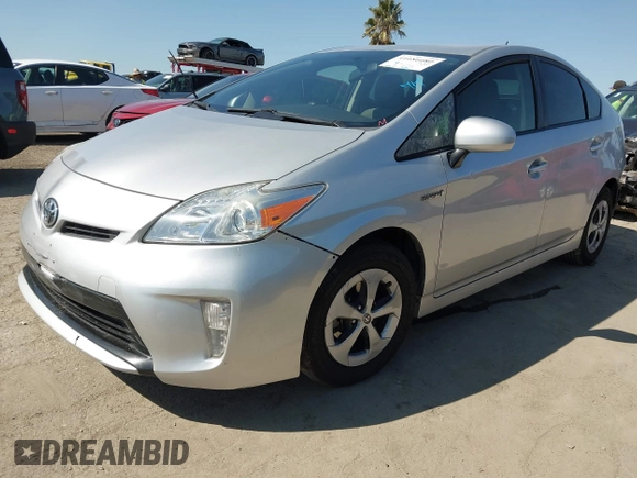 2014 Toyota Prius Four with VIN JTDKN3DU0E0377850, listed as a IAAI auction lot 41686080 with 158,856 mi miles. Bid and sale history available at carsss.com. Image 2.