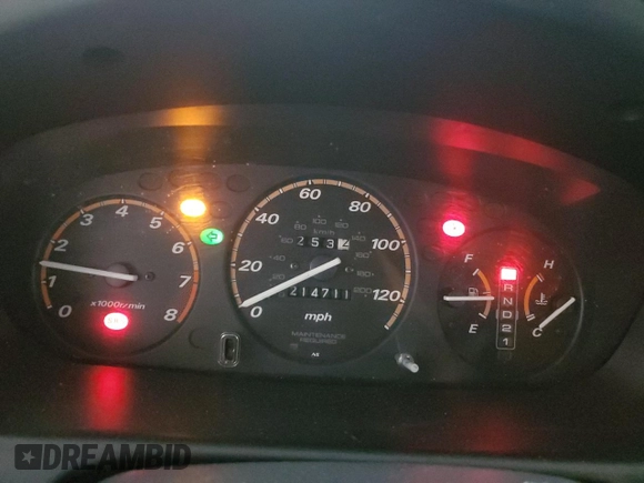 2001 Honda CR-V SE z VIN JHLRD18721S000738, wystawiony jako Copart lot #56387385 z przebiegiem 214 711 mil mil oraz Szkoda całkowita • Salvage title. Historia ofert i sprzedaży dostępna na DreamBid. Obrazek 9.