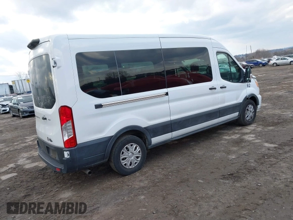 2021 Ford Transit Passenger XL with VIN 1FBAX2C82MKA32735, listed as a IAAI auction lot 41312892 with 62,053 mi miles and . Bid and sale history available at DreamBid. Image 4.