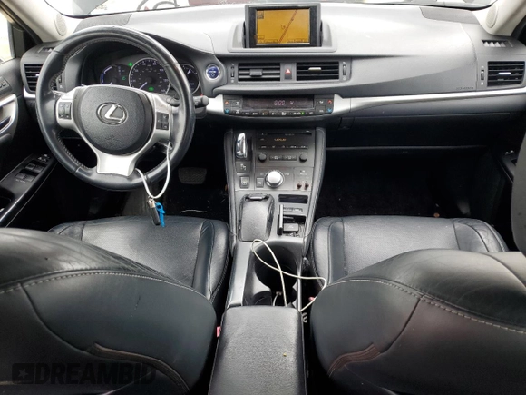 2011 Lexus CT 200h with VIN JTHKD5BH0B2026049, listed as a Copart auction lot 58810165 with 149,339 mi miles and Salvage title. Bid and sale history available at DreamBid. Image 8.