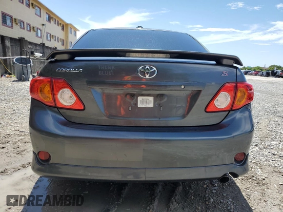2010 Toyota Corolla with VIN 2T1BU4EE1AC501186, listed as a Copart auction lot 62558075 with 159,629 mi miles and Salvage title. Bid and sale history available at DreamBid. Image 6.