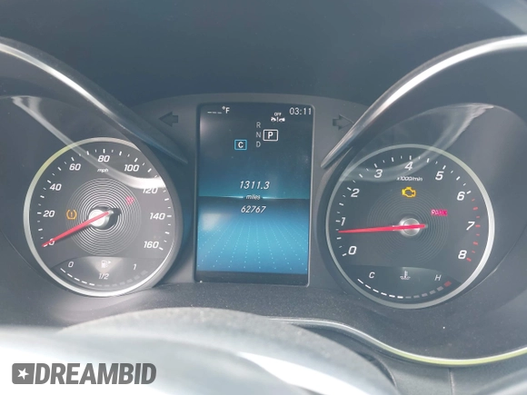 2019 Mercedes-Benz C 300 with VIN 55SWF8DB7KU312371, listed as a IAAI auction lot 42053369 with 62,767 mi miles and . Bid and sale history available at DreamBid. Image 7.