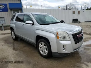 2013 GMC Terrain SLE with VIN 2GKALMEK9D6272285, listed as a Copart auction lot 51327545 with 89,220 mi miles and Salvage Title. Bid and sale history available at DreamBid. Image 4.