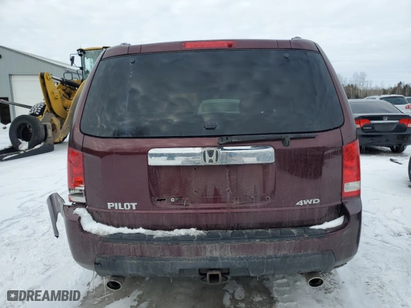 2009 Honda Pilot EX with VIN 5FNYF48439B501396, listed as a Copart auction lot 46635075 with 181,319 mi miles and Salvage Title. Bid and sale history available at carsss.com. Image 6.