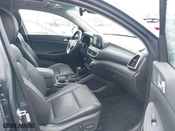2021 Hyundai Tucson Sport with VIN KM8J3CAL0MU287789, listed as a IAAI auction lot 41848291 with 39,457 mi miles. Bid and sale history available at carsss.com. Image 5.