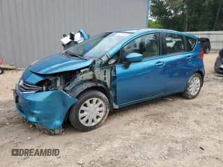 2015 Nissan Note S with VIN 3N1CE2CP5FL363699, listed as a Copart auction lot 61737885 with 151,139 mi miles and Salvage title. Bid and sale history available at DreamBid. Image 1.