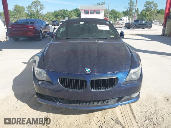 2010 BMW 6 Series 650i with VIN WBAEB5C53AC225241, listed as a IAAI auction lot 41642038 with 134,310 mi miles. Bid and sale history available at carsss.com. Image 11.
