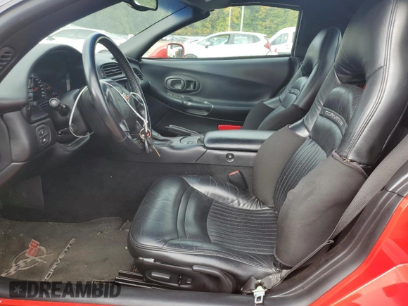 2001 Chevrolet Corvette with VIN 1G1YY32G315110965, listed as a Copart auction lot 74269634 with 52,080 mi miles and Salvage Title. Bid and sale history available at carsss.com. Image 7.
