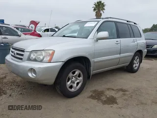 2002 Toyota Highlander z VIN JTEGD21A520038487, wystawiony jako IAAI lot #42360225 z przebiegiem 163 470 mil mil oraz . Historia ofert i sprzedaży dostępna na DreamBid. Obrazek 2.