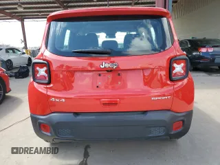 2021 Jeep Renegade Sport z VIN ZACNJDABXMPN09892, wystawiony jako Copart lot #48616195 z przebiegiem 41 788 mil mil oraz Czysty tytuł • Clean title. Historia ofert i sprzedaży dostępna na DreamBid. Obrazek 6.