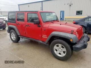 2012 Jeep Wrangler Unlimited Sport with VIN 1C4BJWDG9CL152362, listed as a Copart auction lot 55319935 with 84,641 mi miles and Salvage title. Bid and sale history available at DreamBid. Image 4.
