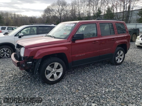 2012 Jeep Patriot Latitude with VIN 1C4NJRFB8CD604117, listed as a Copart auction lot 53499215 with 36,989 mi miles and Clean Title. Bid and sale history available at carsss.com. Image 1.