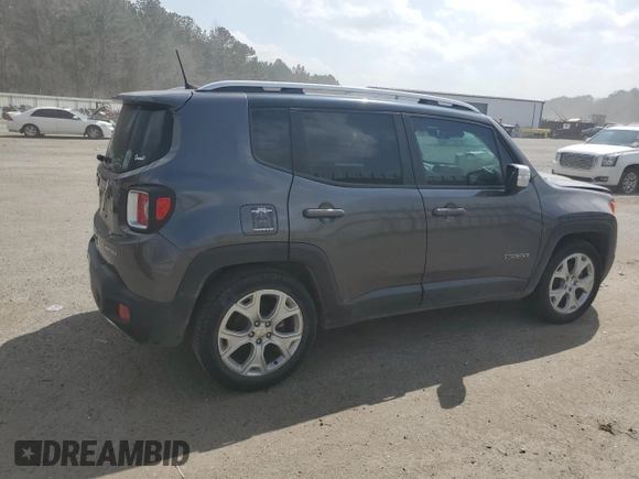 2018 Jeep Renegade Limited z VIN ZACCJADB4JPH26192, wystawiony jako Copart lot #47827845 z przebiegiem 78 035 mil mil oraz Szkoda całkowita • Salvage title. Historia ofert i sprzedaży dostępna na DreamBid. Obrazek 3.