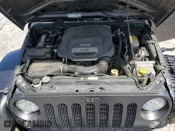 2016 Jeep Wrangler Unlimited Freedom с VIN 1C4BJWDG4GL153134, выставлен на аукционе Copart как лот 57954635 с пробегом 105 250 миль миль и Списание • Salvage title. История ставок и продаж доступна на DreamBid. Изображение 12.