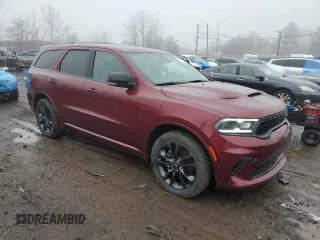 2022 Dodge Durango R/T Plus with VIN 1C4SDJCT9NC222762, listed as a Copart auction lot 84325804 with 51,474 mi miles and Non repairable. Bid and sale history available at DreamBid. Image 4.