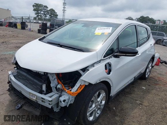 2020 Chevrolet Bolt EV LT with VIN 1G1FY6S07L4145819, listed as a IAAI auction lot 42098994 with 50,456 mi miles and . Bid and sale history available at DreamBid. Image 6.