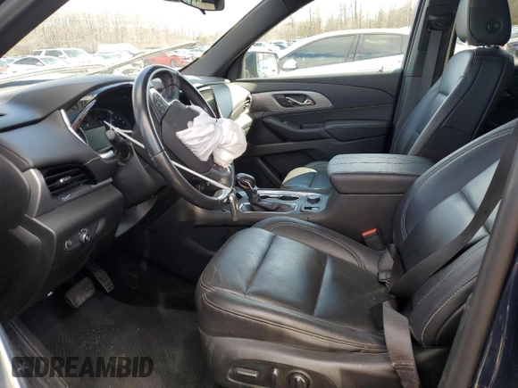 2022 Chevrolet Traverse LT Leather with VIN 1GNERHKW8NJ134324, listed as a Copart auction lot 45348315 with 59,419 mi miles and Salvage Title. Bid and sale history available at carsss.com. Image 7.