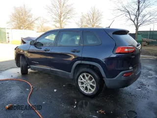 2014 Jeep Cherokee Sport with VIN 1C4PJLAB6EW258766, listed as a Copart auction lot 46692225 with 159,016 mi miles and Salvage Title. Bid and sale history available at carsss.com. Image 2.