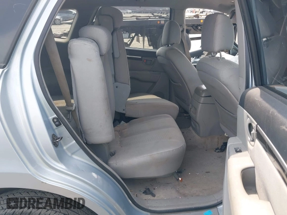 2007 Hyundai Santa Fe GLS with VIN 5NMSG13D77H003786, listed as a IAAI auction lot 42420181 with Not provided miles and . Bid and sale history available at DreamBid. Image 8.