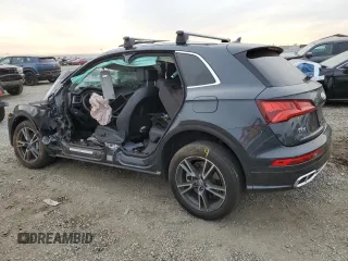 2020 Audi Q5 Premium Plus with VIN WA1E2AFY6L2045210, listed as a Copart auction lot 84829564 with Not provided miles and Non repairable. Bid and sale history available at DreamBid. Image 2.