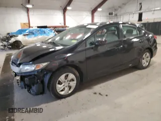 2013 Honda Civic LX with VIN 2HGFB2F50DH587712, listed as a Copart auction lot 50715115 with 99,235 mi miles and Salvage Title. Bid and sale history available at DreamBid. Image 1.