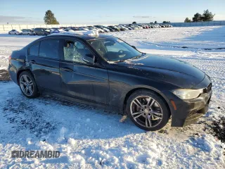 2013 BMW 3 Series 335i xDrive with VIN WBA3B9G58DNP39653, listed as a Copart auction lot 44425195 with 113,858 mi miles and Salvage title. Bid and sale history available at DreamBid. Image 4.
