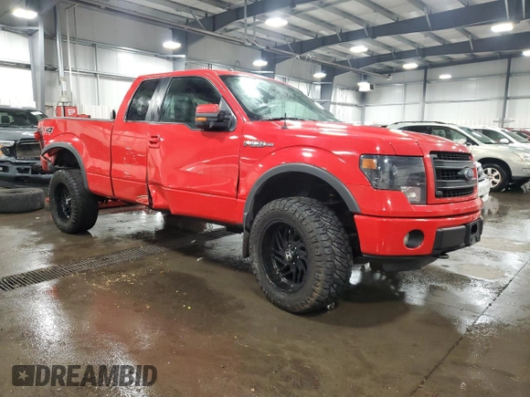 2013 Ford F-150 XL with VIN 1FTFX1EF0DKF85973, listed as a Copart auction lot 82841714 with 228,882 mi miles and Salvage Title. Bid and sale history available at carsss.com. Image 4.