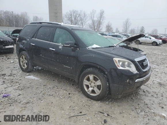 2008 GMC Acadia SLT2 with VIN 1GKEV33778J200031, listed as a Copart auction lot 81186984 with 151,857 mi miles and Salvage Title. Bid and sale history available at DreamBid. Image 4.