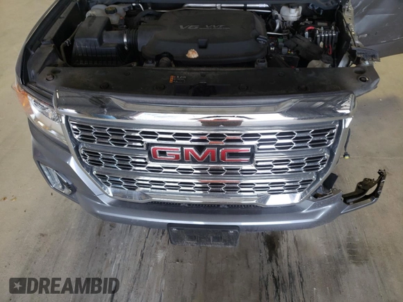 2022 GMC Canyon 4WD Denali with VIN 1GTG6EENXN1223923, listed as a Copart auction lot 68927644 with 30,495 mi miles and Salvage Title. Bid and sale history available at carsss.com. Image 11.
