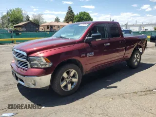 2018 Ram 1500 Big Horn with VIN 1C6RR7GT1JS199272, listed as a Copart auction lot 60256075 with 105,409 mi miles and Salvage title. Bid and sale history available at DreamBid. Image 1.
