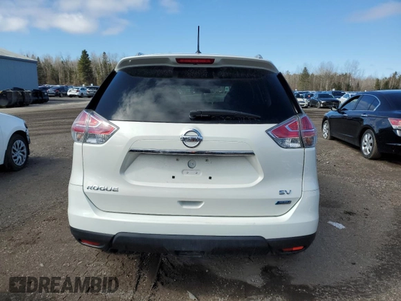 2014 Nissan Rogue SV with VIN 5N1AT2MTXEC828439, listed as a Copart auction lot 49144705 with 171,293 mi miles and Salvage Title. Bid and sale history available at carsss.com. Image 6.