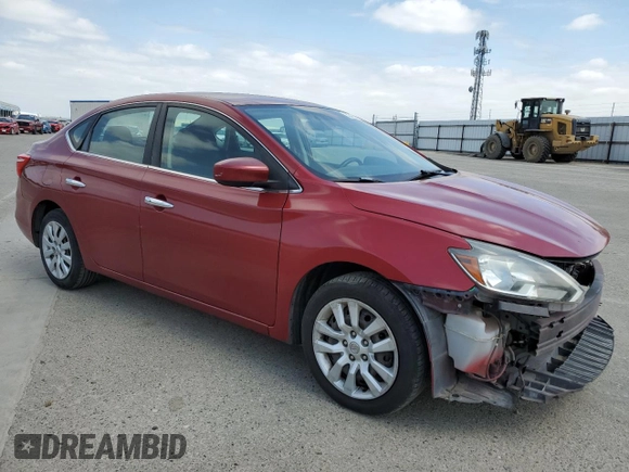 2016 Nissan Sentra S with VIN 3N1AB7AP4GL653658, listed as a Copart auction lot 53493495 with 122,748 mi miles and Salvage Title. Bid and sale history available at carsss.com. Image 4.