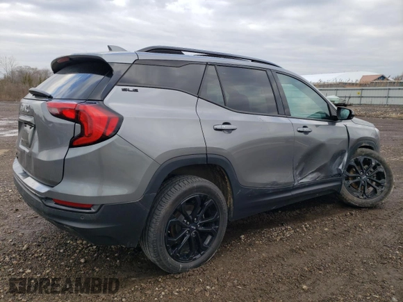 2020 GMC Terrain SLE with VIN 3GKALMEV5LL294370, listed as a Copart auction lot 49858995 with 61,264 mi miles and Salvage Title. Bid and sale history available at DreamBid. Image 3.