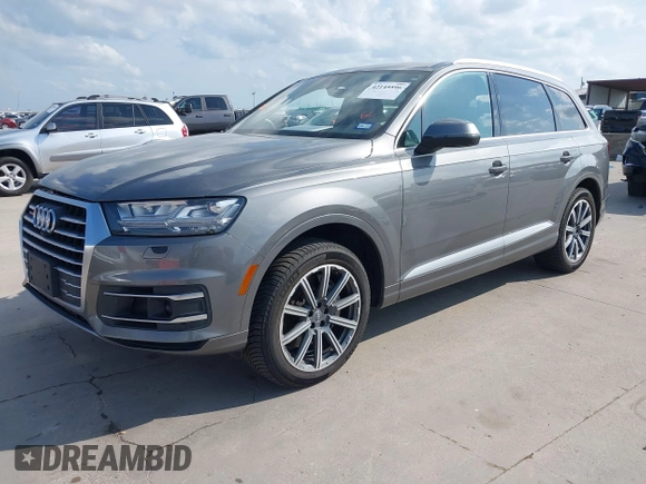 2017 Audi Q7 Premium Plus with VIN WA1LAAF78HD058277, listed as a IAAI auction lot 42145596 with 83,088 mi miles and . Bid and sale history available at DreamBid. Image 19.