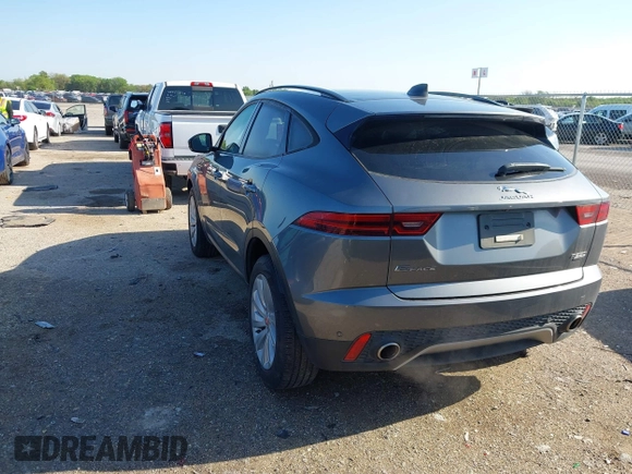 2020 Jaguar E-Pace SE with VIN SADFP2FX9L1004525, listed as a IAAI auction lot 41961714 with 42,291 mi miles and . Bid and sale history available at DreamBid. Image 3.