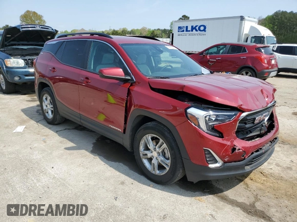 2021 GMC Terrain SLE z VIN 3GKALMEVXML328434, wystawiony jako Copart lot #50923645 z przebiegiem 52 026 mil mil oraz Szkoda całkowita • Salvage title. Historia ofert i sprzedaży dostępna na DreamBid. Obrazek 4.