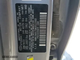 2021 Hyundai Elantra Hybrid Limited with VIN KMHLN4AJ5MU012068, listed as a Copart auction lot 77092104 with 0 mi miles and Salvage Title. Bid and sale history available at carsss.com. Image 12.