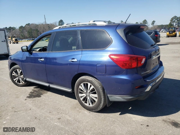 2017 Nissan Pathfinder SV with VIN 5N1DR2MN7HC901932, listed as a Copart auction lot 48744555 with 87,055 mi miles and Clean Title. Bid and sale history available at carsss.com. Image 2.