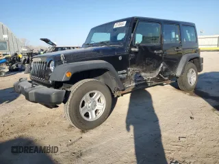 2018 Jeep Wrangler JK Unlimited Sport with VIN 1C4BJWDG9JL834963, listed as a Copart auction lot 83108454 with 22,298 mi miles and Salvage Title. Bid and sale history available at carsss.com. Image 1.