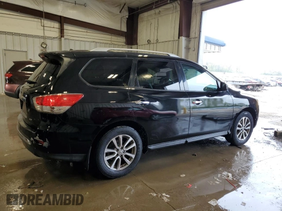 2015 Nissan Pathfinder SL with VIN 5N1AR2MM5FC714180, listed as a Copart auction lot 56580415 with 124,512 mi miles and Non repairable. Bid and sale history available at DreamBid. Image 3.