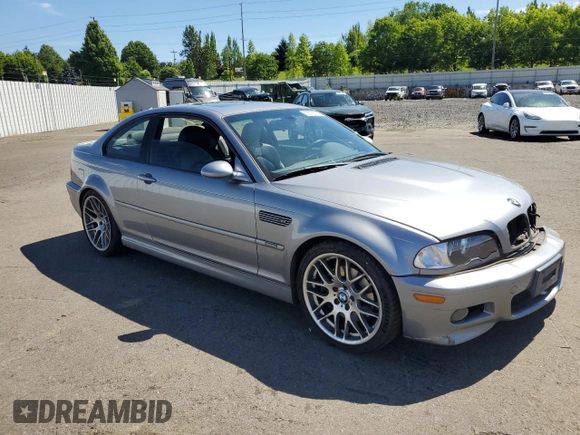 2005 BMW 3 Series M3 with VIN WBSBL93485PN62822, listed as a Copart auction lot 59136745 with 99,184 mi miles and Salvage title. Bid and sale history available at DreamBid. Image 4.