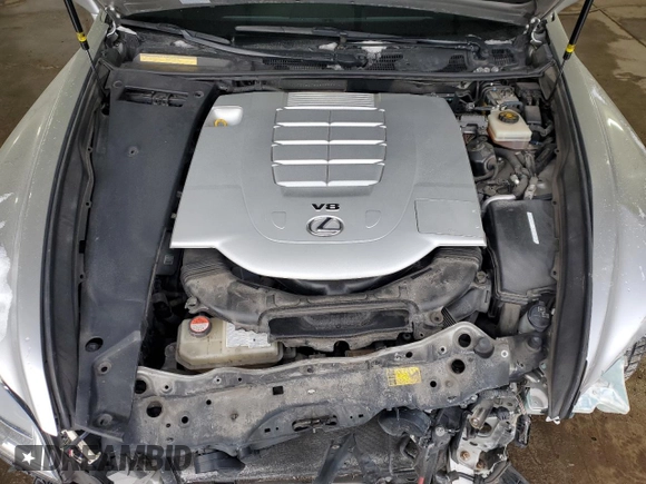 2014 Lexus LS 460 with VIN JTHCL5EF2E5022881, listed as a Copart auction lot 42444115 with 105,105 mi miles and Salvage title. Bid and sale history available at DreamBid. Image 11.