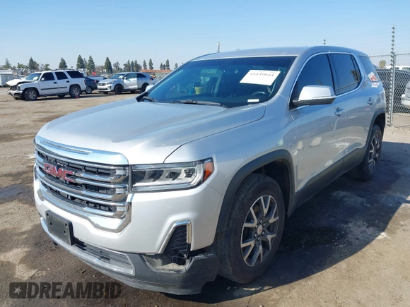 2020 GMC Acadia SLE with VIN 1GKKNKLA2LZ198417, listed as a IAAI auction lot 41439044 with 90,476 mi miles and . Bid and sale history available at carsss.com. Image 2.